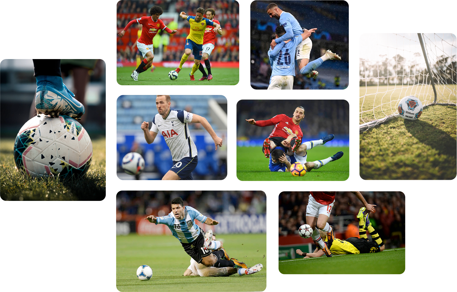 football-collage